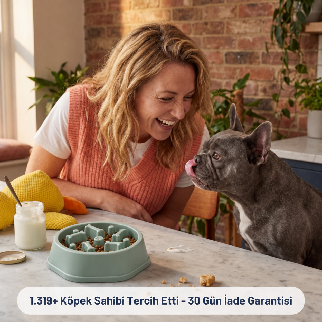 SlowFeeder™ – Hızlı Yiyen Köpekler İçin Akıllı Mama Kabı
