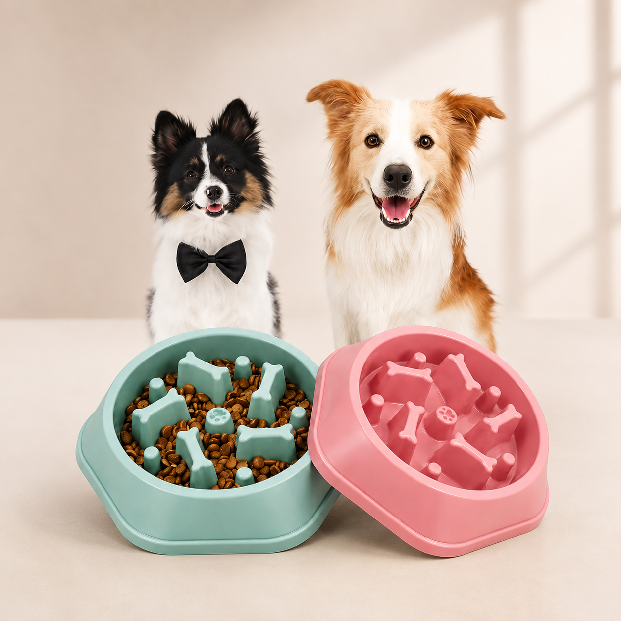 SlowFeeder™ – Hızlı Yiyen Köpekler İçin Akıllı Mama Kabı