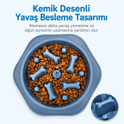 SlowFeeder™ – Hızlı Yiyen Köpekler İçin Akıllı Mama Kabı